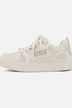 Concert Outfit Embroidered Letter Shoes