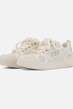 Concert Outfit Embroidered Letter Shoes