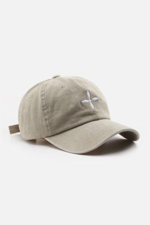 Concert Outfit Embroidery Crucifix Baseball Cap