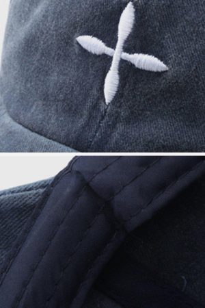 Concert Outfit Embroidery Crucifix Baseball Cap