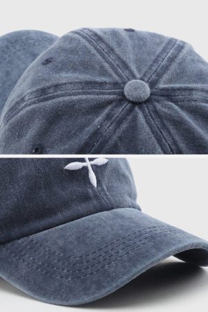 Concert Outfit Embroidery Crucifix Baseball Cap