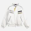 Concert Outfit Embroidery Double-Ended Zipper Bomber Jacket