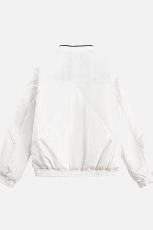 Concert Outfit Embroidery Double-Ended Zipper Bomber Jacket