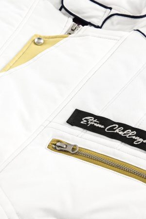 Concert Outfit Embroidery Double-Ended Zipper Bomber Jacket