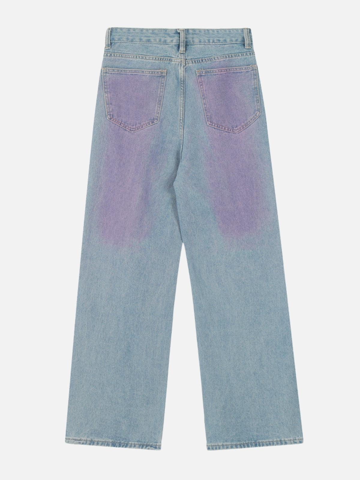 Concert Outfit Embroidery Star Washed Jeans Concert Outfit Embroidery Star Washed Jeans