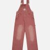 Concert Outfit Embroidery Star Washed Overalls
