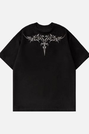 Concert Outfit Embroidery Suede Tee
