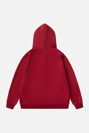 Concert Outfit Embroidery Tooth Heart Hoodie