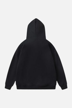 Concert Outfit Embroidery Tooth Heart Hoodie