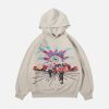 Concert Outfit Evil Eye Embroidered Hoodie