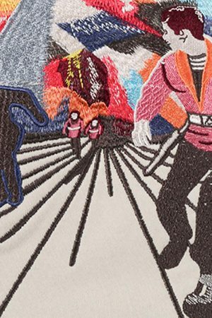 Concert Outfit Evil Eye Embroidered Hoodie