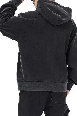 Concert Outfit Evil Eye Embroidered Hoodie