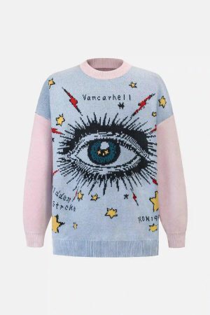 Concert Outfit Eye Contact Sweater