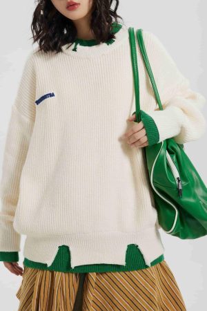 Concert Outfit Fake Two Sweater