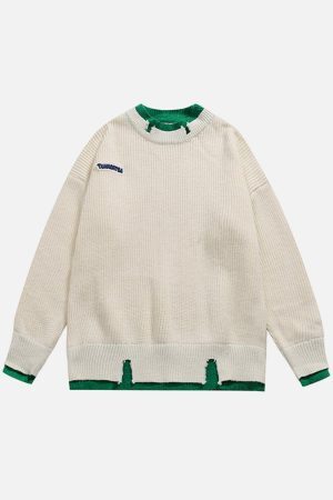 Concert Outfit Fake Two Sweater