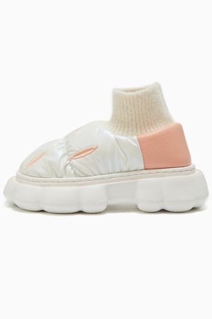 Concert Outfit Fantastic Design Latex Cotton-Padded Shoes