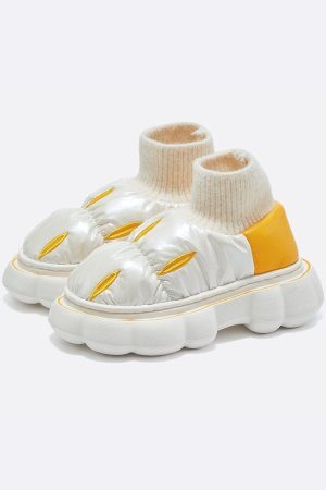 Concert Outfit Fantastic Design Latex Cotton-Padded Shoes