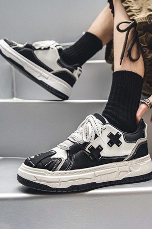 Concert Outfit Fashionable And Versatile Thick-Soled Board Shoes