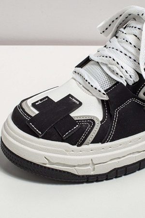 Concert Outfit Fashionable And Versatile Thick-Soled Board Shoes