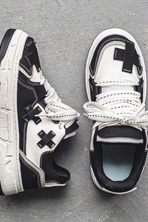 Concert Outfit Fashionable And Versatile Thick-Soled Board Shoes