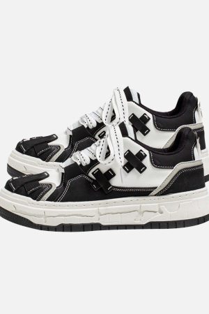 Concert Outfit Fashionable And Versatile Thick-Soled Board Shoes