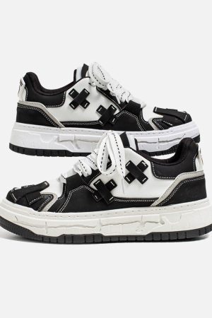 Concert Outfit Fashionable And Versatile Thick-Soled Board Shoes