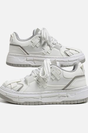 Concert Outfit Fashionable And Versatile Thick-Soled Board Shoes