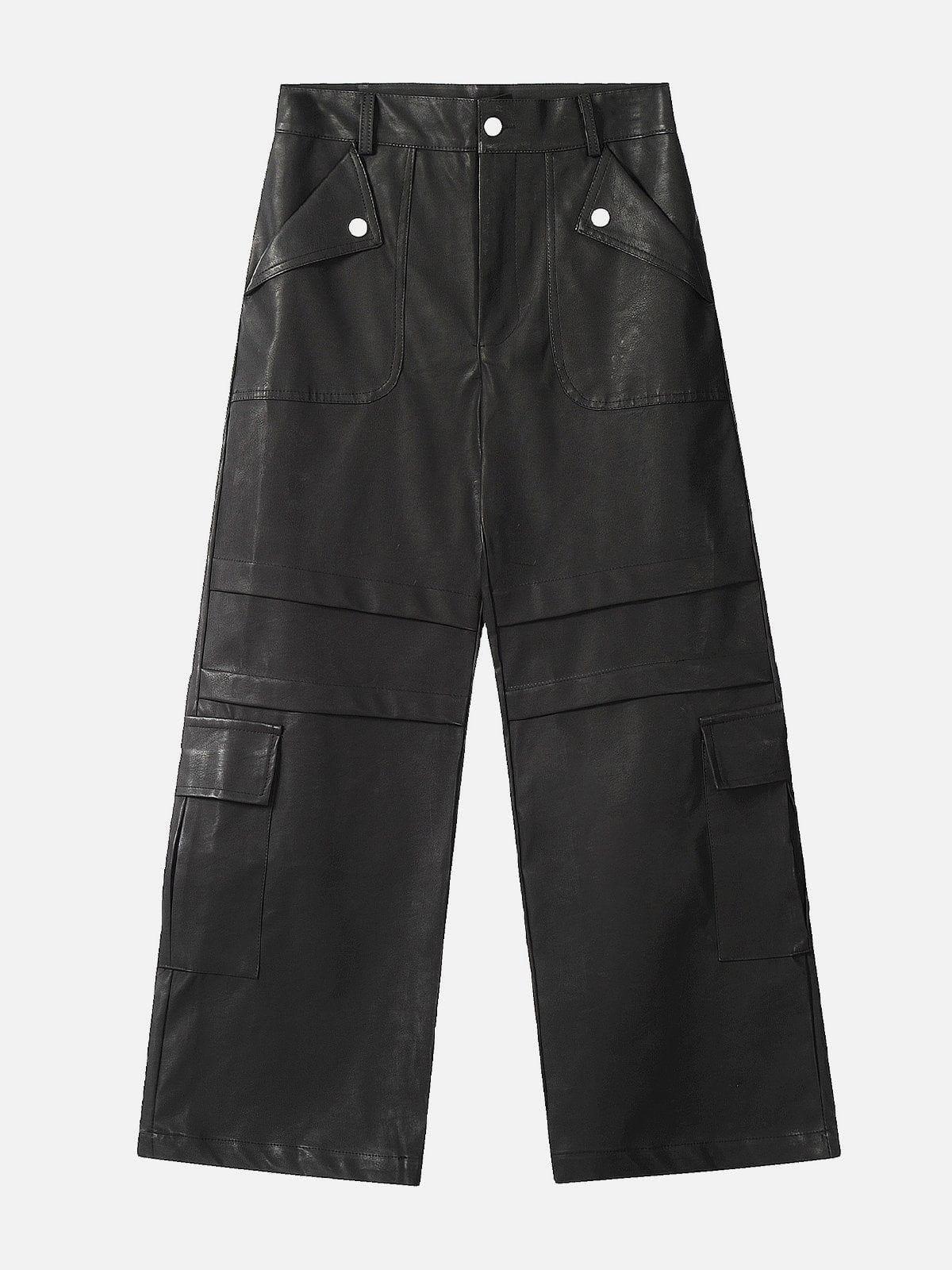 Concert Outfit Faux Leather Cargo Pants Concert Outfit Faux Leather Cargo Pants