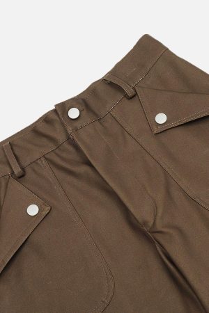 Concert Outfit Faux Leather Cargo Pants