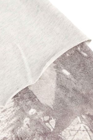 Concert Outfit Faux Two-Piece Print Long-Sleeve T-Shirt