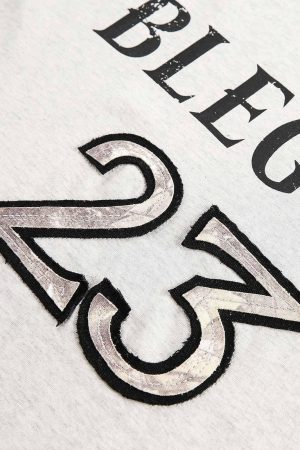 Concert Outfit Faux Two-Piece Print Long-Sleeve T-Shirt