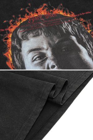 Concert Outfit Fiery Scream Vintage Wash Tee