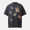 Concert Outfit Fireball Graphic Oversized T-Shirt
