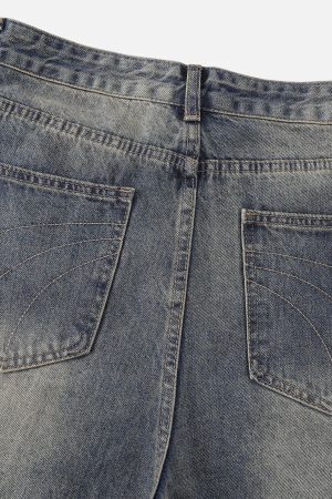 Concert Outfit Firework Beadwork Loose Jeans