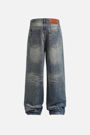 Concert Outfit Firework Beadwork Loose Jeans