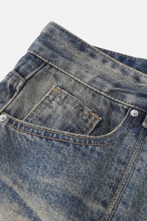 Concert Outfit Firework Beadwork Loose Jeans