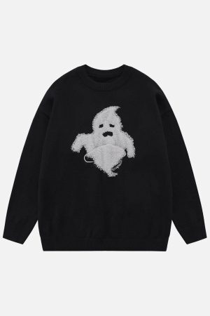 Concert Outfit Flocking Ghost Sweater