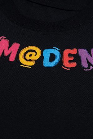 Concert Outfit Floral Embroidered Crew Neck T-Shirt