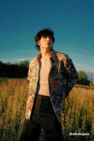 Concert Outfit Floral Embroidered Long-Sleeved Shirt