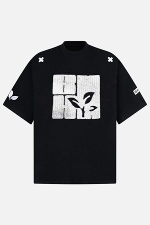 Concert Outfit Floral Graphic Print T-Shirt