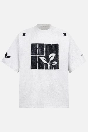 Concert Outfit Floral Graphic Print T-Shirt