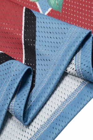 Concert Outfit Floral Print Jersey V Neck T-Shirt