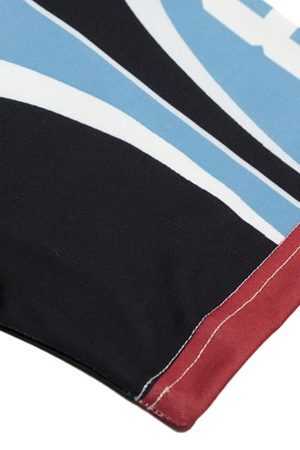 Concert Outfit Floral Print Jersey V Neck T-Shirt