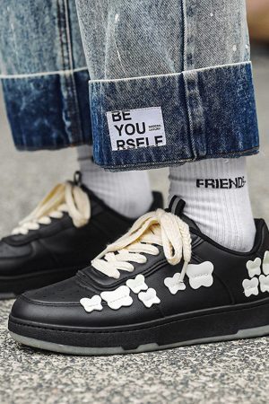 Concert Outfit Fluorescent Butterfly Skate Shoes