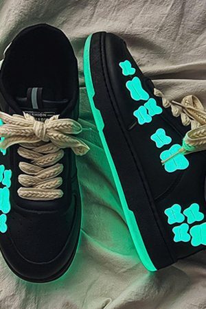 Concert Outfit Fluorescent Butterfly Skate Shoes