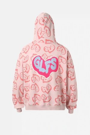 Concert Outfit Foam Heart Hoodie