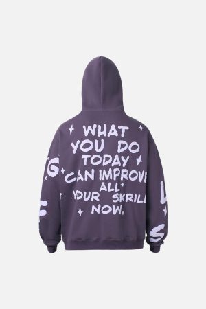 Concert Outfit Foam Letter Hoodie