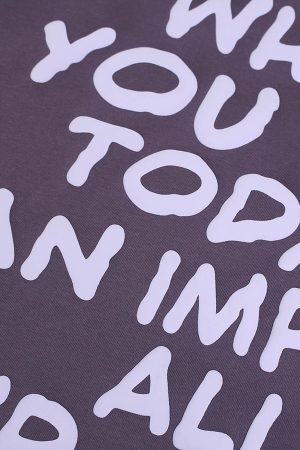 Concert Outfit Foam Letter Hoodie