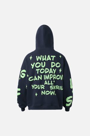 Concert Outfit Foam Letter Hoodie