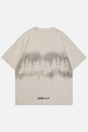 Concert Outfit Forest Inkjet Print Tee